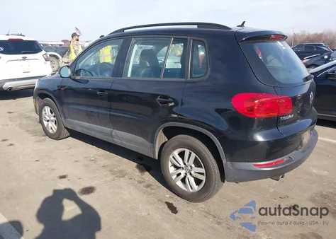 2016 Volkswagen Tiguan S из США, поврежденный, VIN WVGBV7AX1GK000307